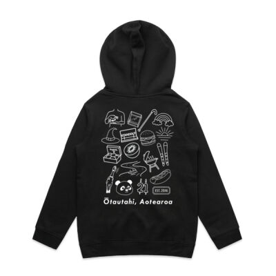 10 year Anniversary Longsleeve - AS Colour Kids Supply Hood Thumbnail