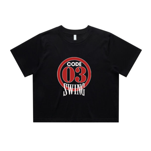 Code 03 Swing T-shirt - AS Colour Womens Classic Crop Tee Thumbnail